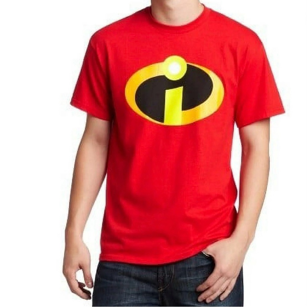 Disney Parks Red Incredibles Logo T-Shirt Men’s XXL Pixar Movie Promo